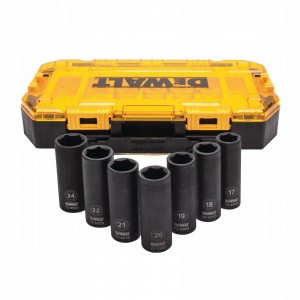 DeWALT 7-osaline löökpesa komplekt DWMT74737-0