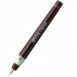 Isograph Rotring pastapliiats - must 0,80 mm - 1903495